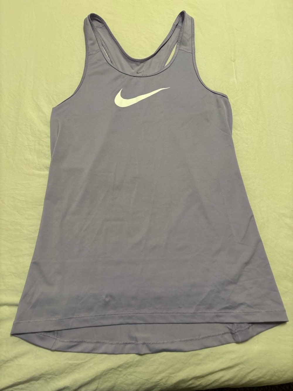 Nike Light Purple Racerback Tank with White Swoosh